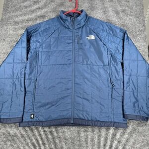 The North Face Jacket Mens XL Blue Insulated Puffer Zip Lightweight NF0A88EW